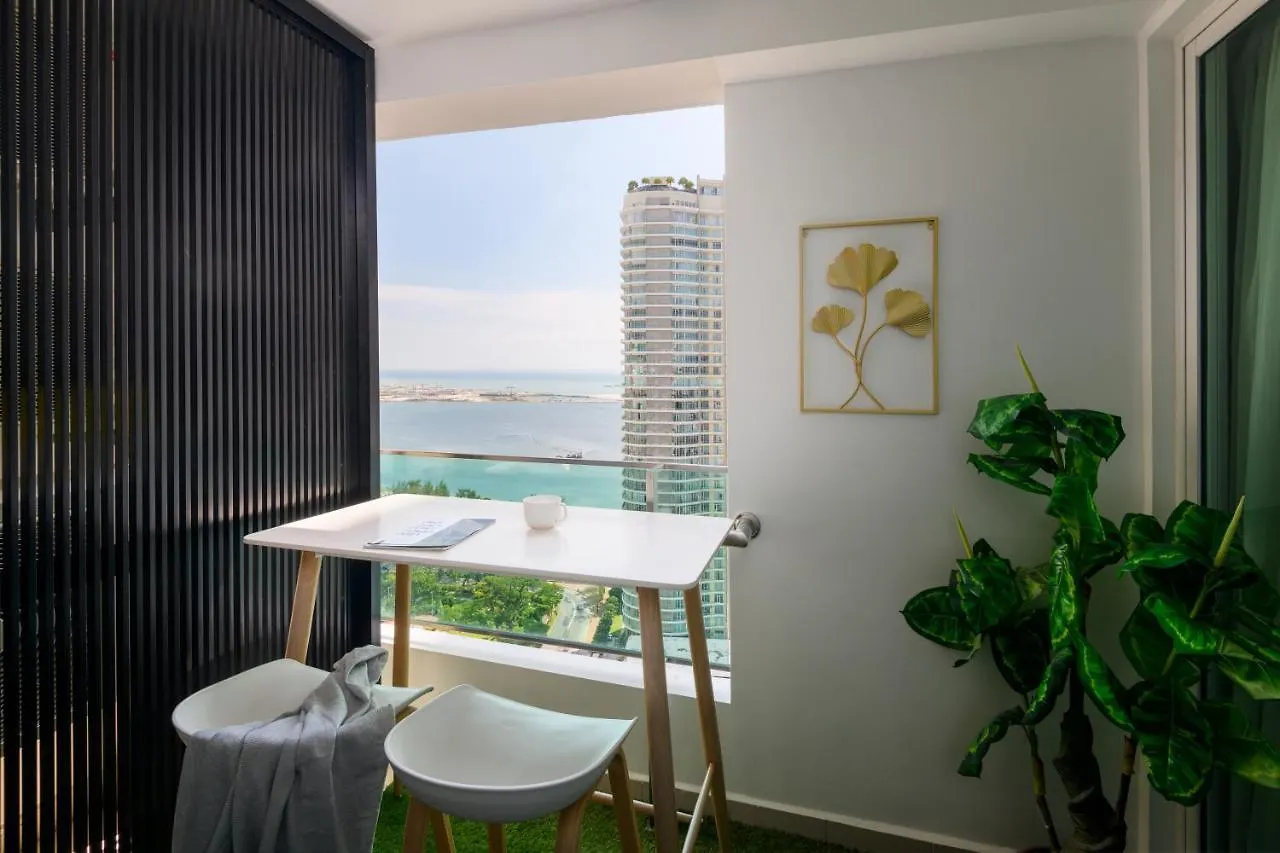 Апартаменты 2R1B/Seaview Garden/1~8Pax/Gurney/Mansion One Джорджтаун Малайзия